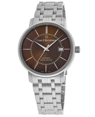Новые классические мужские часы Carl F. Bucherer Adamavi с автоподзаводом 00.10318.08.93.21