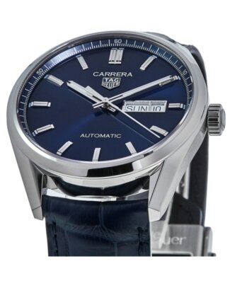Pre-owned Tag Heuer Carrera Calibre 5 Day-date Automatic Men's Watch Wbn2012.fc6502