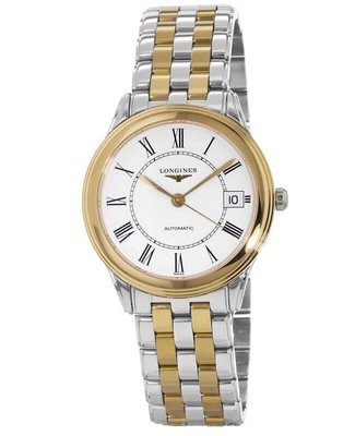 Pre-owned Longines Flagship Automatic White Roman Dial Women's Watch L4.774.3.21.7