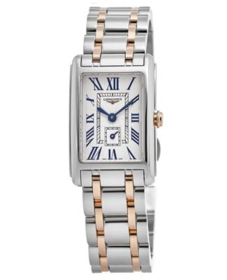 Pre-owned Longines Dolcevita Silver Textured Dial Women's Watch L5.255.5.71.7