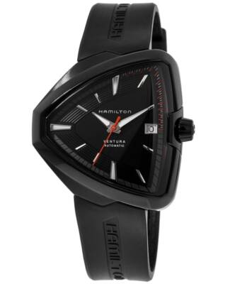 Новые мужские часы Hamilton Ventura Elvis80 Auto в форме щита H24585331