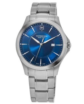 VICTORINOX SWISS ARMY VICTORINOX SWISS ARMY ALLIANCE QUARTZ BLUE DIAL STEEL MEN'S WATCH 241910.1