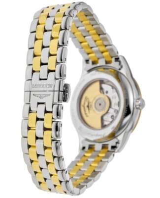 Pre-owned Longines Flagship Automatic Two Tone White Dial Women's Watch L4.374.3.22.7