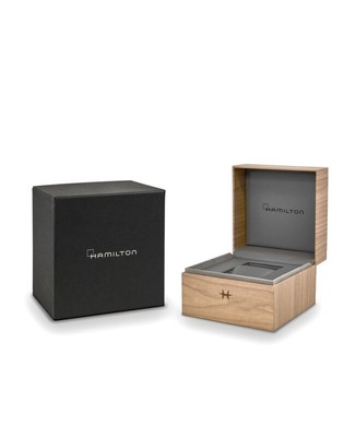 HAMILTON HAMILTON JAZZMASTER AUTO BEIGE DIAL LEATHER STRAP MEN'S WATCH H32475520