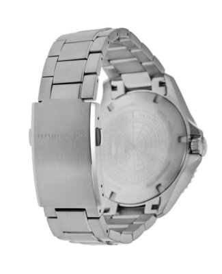 Pre-owned Hamilton Khaki Navy Scuba Auto White Dial Steel Men's Watch H82505150