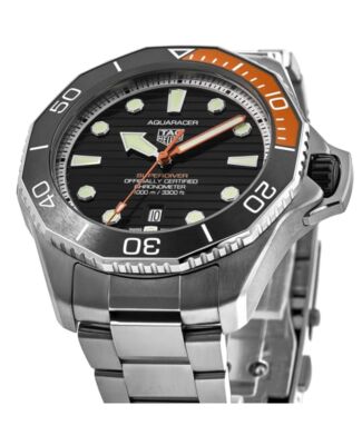 Pre-owned Tag Heuer Aquaracer Professional 1000 Superdiver Men's Watch Wbp5a8a.bf0619