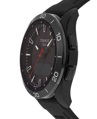 Pre-owned Tissot T-touch Connect Solar Sport Gmt Men's Watch T153.420.47.051.04