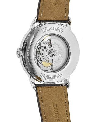 Pre-owned Baume Et Mercier Baume & Mercier Classima Automatic Silver Open Dial Men's Watch 10524