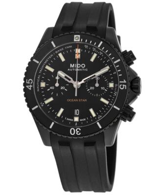 New Mido Ocean Star Chronograph Black Dial Men's Watch M026.627.37.051.00