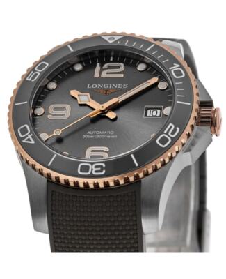 Pre-owned Longines Hydroconquest Automatic Grey Dial Men's Watch L3.781.3.78.9