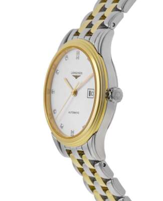 Pre-owned Longines Flagship Automatic White Diamond Dial Women's Watch L4.374.3.27.7