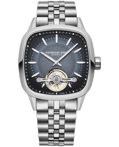Новые мужские часы Raymond Weil Freelancer с автоматическим синим циферблатом из стали 2790-ST-50051
