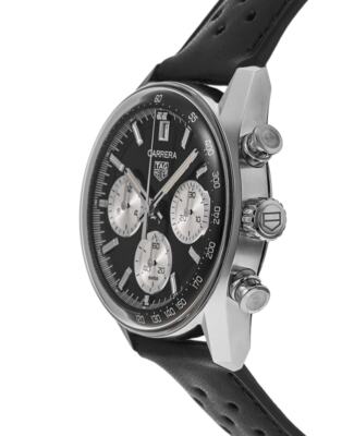 Pre-owned Tag Heuer Carrera Chronograph Black Dial Men's Watch Cbs2210.fc6534