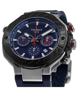 Pre-owned Tissot T-race Motogp Automatic Chronograph Men's Watch T141.427.27.041.00