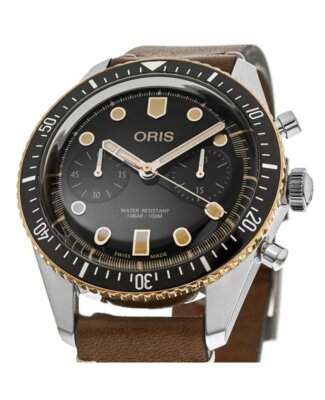 Pre-owned Oris Divers Sixty-five Black Men's Watch 01 771 7744 4354-07 5 21 45