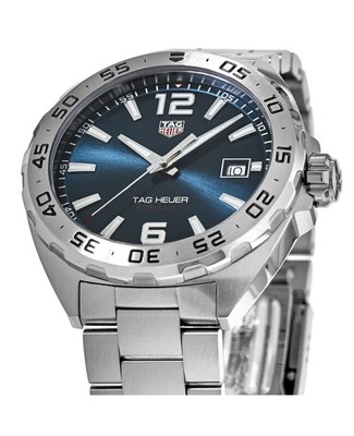 New Tag Heuer Formula 1 Quartz Blue Dial Stainless Men's Watch WAZ1118.BA0875