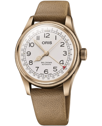 Pre-owned Oris Big Crown Date Father Time Limited Men's Watch 01 754 7741 3161-set