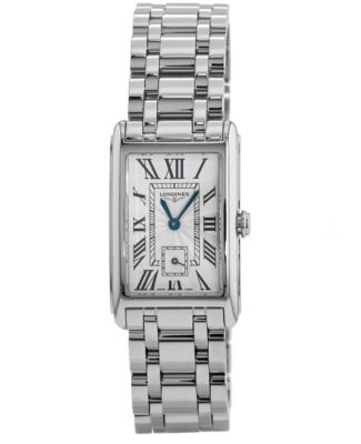 Pre-owned Longines Dolcevita Silver Dial Steel Women's Watch L5.512.4.71.6