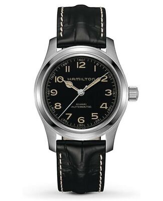 Pre-owned Hamilton Khaki Field Murph Automatic Black Dial Men's Watch H70605731