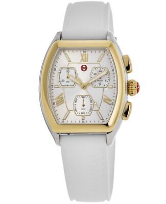 New Michele Releve Two-Tone Chronograph Women's Watch MWW19A000037