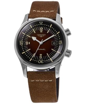 Pre-owned Longines Legend Diver Automatic Brown Dial Men's Watch L3.774.4.60.2