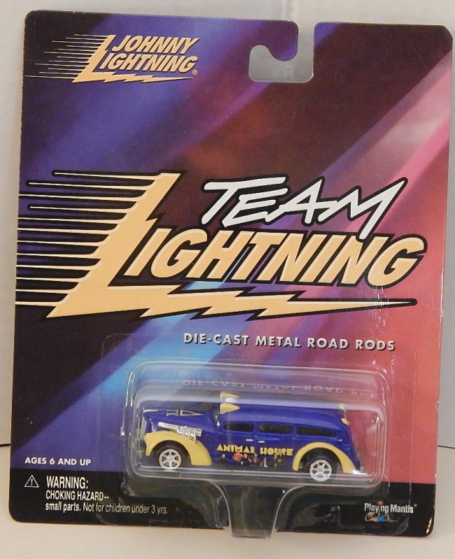 Ambulance Meat Wagon Die Cast Metal Road Rods Johnny Team Lightning Animal House