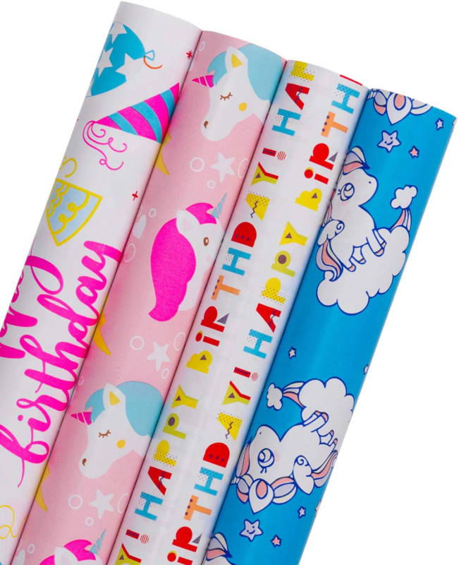 Roll - Colorful Celebration Design With Cut Lines