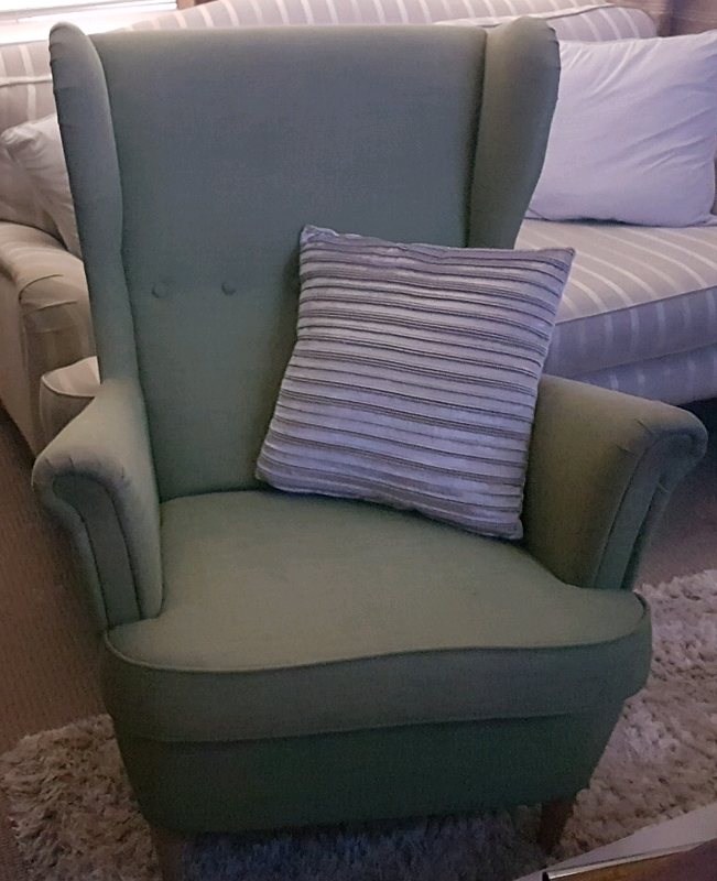IKEA STRANDMON wingback chair green in Bolsover, Derbyshire Gumtree