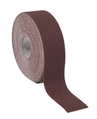 Sealey ERB5050120 Emery Roll Brown 50mm x 50m 120Grit