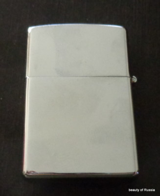 russian logo two head of eagle.   Lighter  chrome