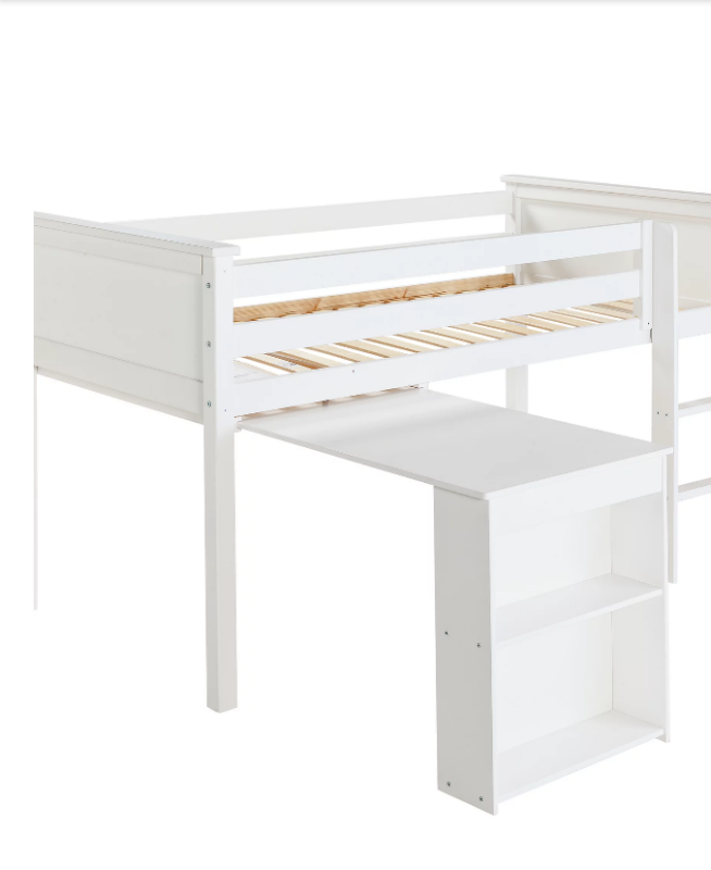 Mid Sleeper Single Bed With Desk + Mattress in Thurmaston