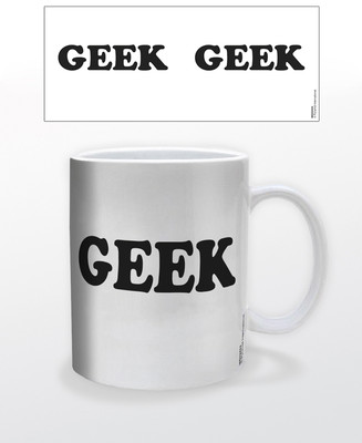 GEEK 11 OZ COFFEE MUG INTELLECTUAL BOOKWORM ACADEMIC SMART CLEVER RICH COOL CUP!