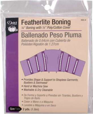 Featherlite Boning 2yd White