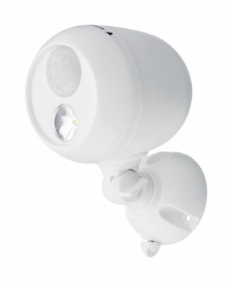 Mr. Beams  Motion-Sensing  Solar Powered  White  Spotlight