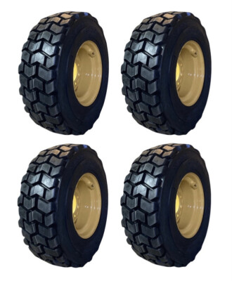 4 NEW 12-16.5 Lifemaster Style Skid Steer Tires/Wheels/Rims for GEHL-12X16.5