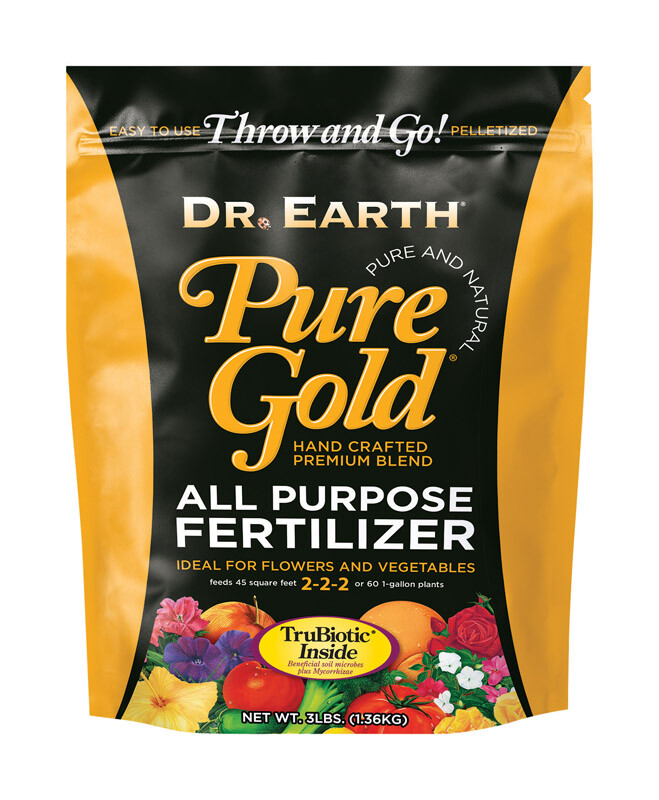 Dr. Earth Pure Gold Organic 2-2-2 Fertilizer 3 lb. | eBay
