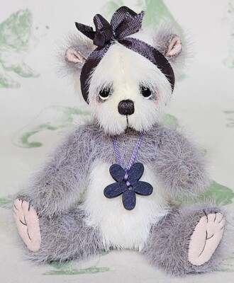 Graye Par Pipkins Bears - Artiste De Teddy Bear Anglais - OOAK