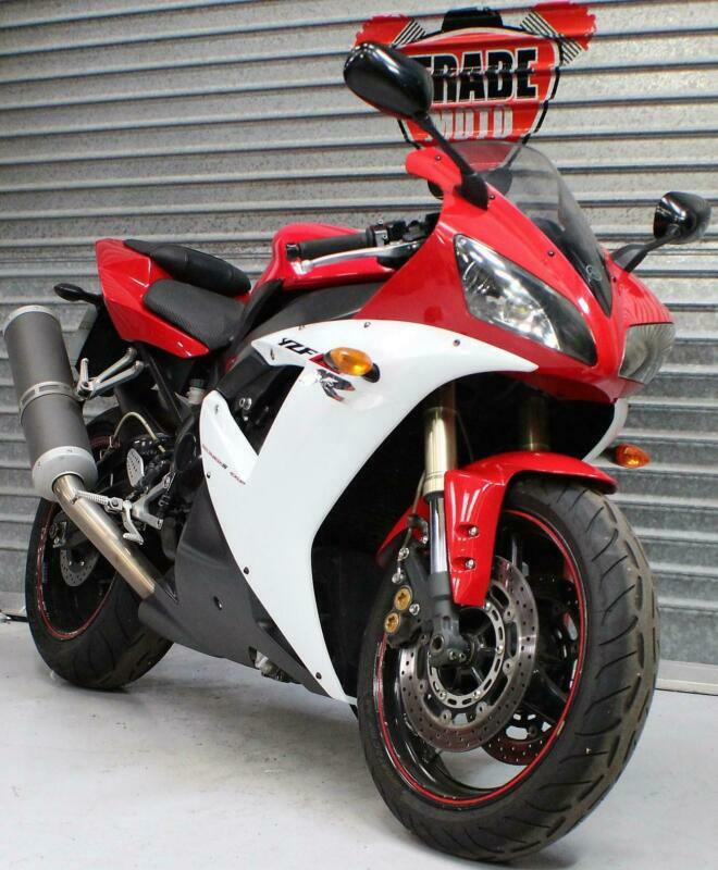 2002 02 YAMAHA YZFR1 1000 5PW RED/WHITE TRADE SALE HPI CLEAR NEW MOT