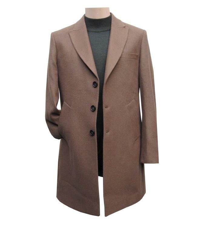 MUGA HERREN MANTEL HELLBRAUN GRÖSSE WÄHLBAR 48 BIS 58