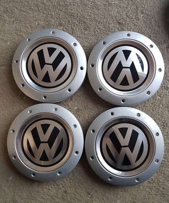 VW GOLF MK5 [2004-09] 4X USED ALLOY WHEEL CENTRE CAPS HUB CAPS. Ebay.co.uk
