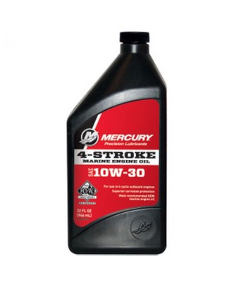 Mercury Marine 92-8M0078625 4-Stroke (10W-30) Outboard Oil Quart