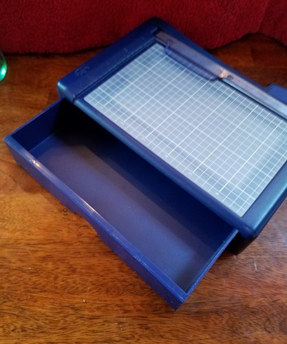 Creative Memories paper photo cutter trimmer with drawer