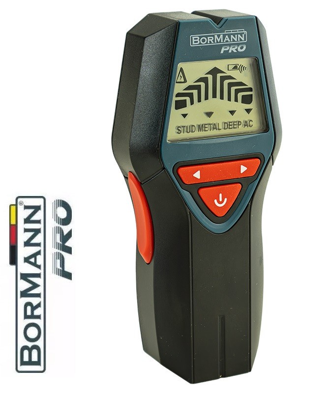 RILEVATORE DI METALLO METALLI CAVI LEGNO CON DISPLAY DIGITALE BORMANN PRO