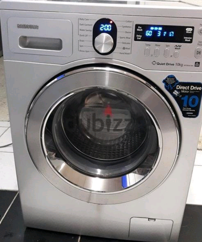 Silver Samsung washing machine 10kg in Bradford, West Yorkshire Gumtree