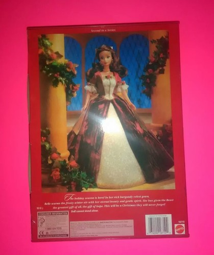 Disney Holiday Princess Beauty and the Beast Belle Enchanted Christmas Barbie