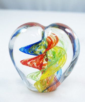 Christmas Reward customer Special M Design Art Glass 2 Layer Rai...