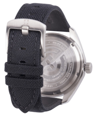 Pre-owned Swiss Military Cx  Mirage Pilot Watch Swiss Quartz Date 10atm Black Dial 2856