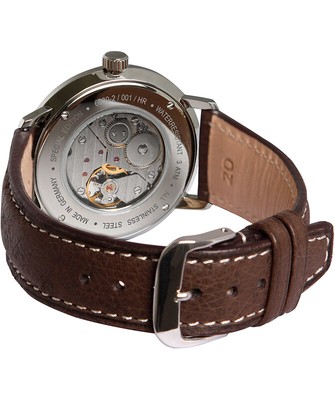 Pre-owned Junkers Bauhaus Swiss Hand Wind Eta 7001 Watch 40mm Case Anthracite Dial 6030-2