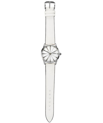 Pre-owned Rosenthal German  Ladies Watch Hand-made Porcelain White Dial Swiss Quartz 3021-1