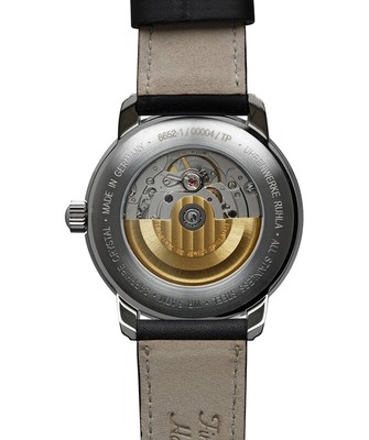 Pre-owned Zeppelin Captains Line Auto Watch Swiss Mvmt 41mm Clear Back Silv Dial 86521